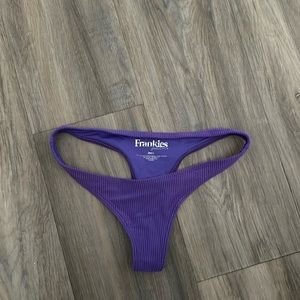 Frankie’s Bikinis Purple Dove Classic Bikini Bottom